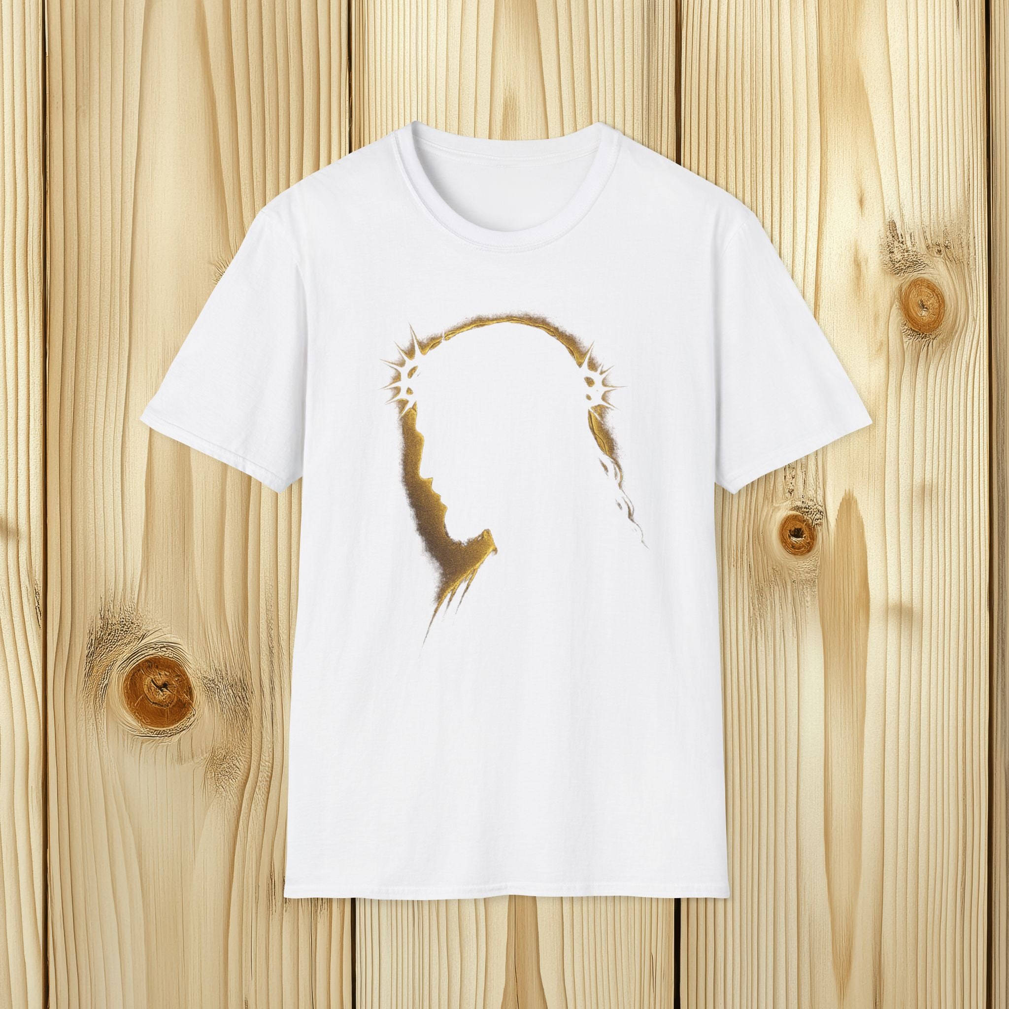 Gold Jesus Silhouette