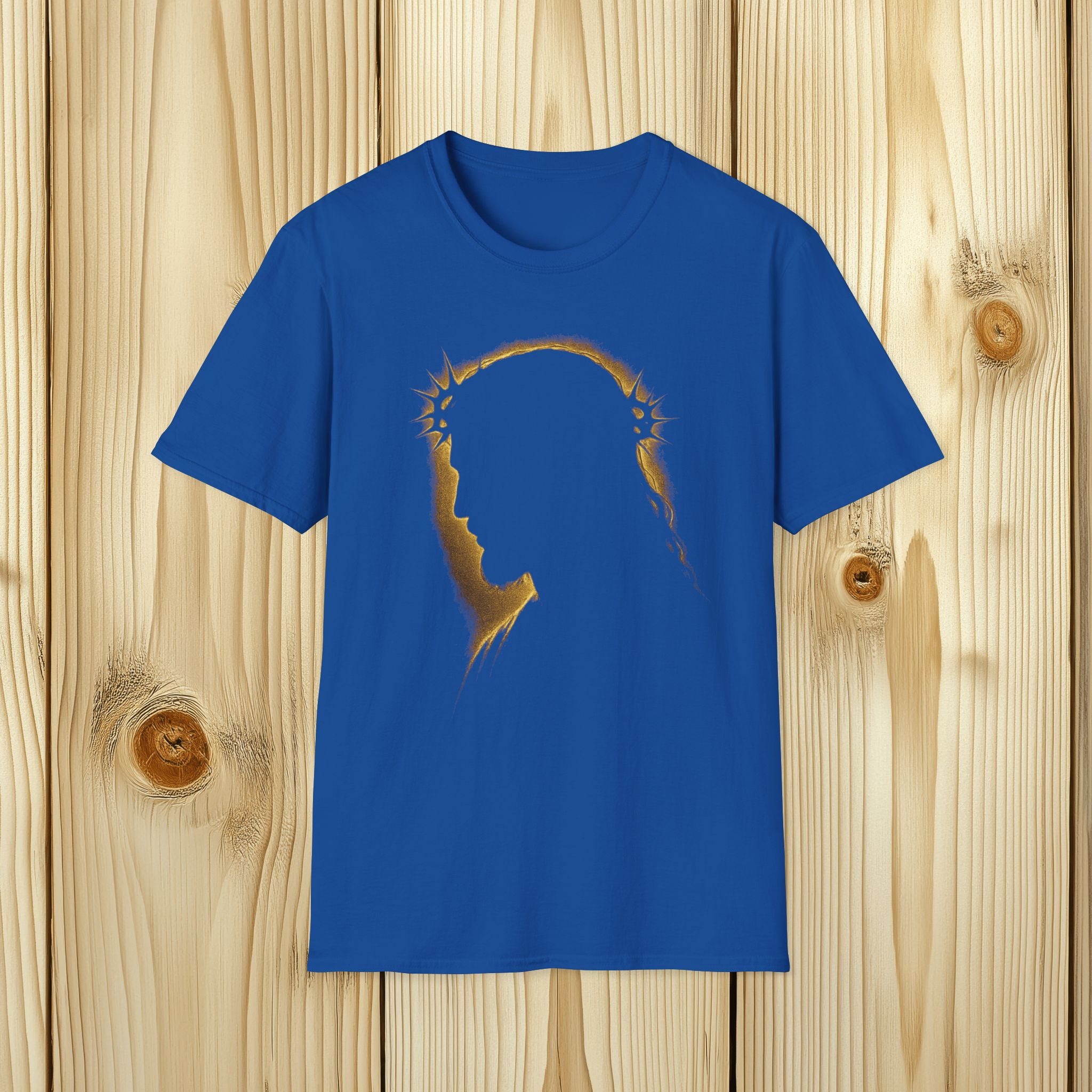 Gold Jesus Silhouette